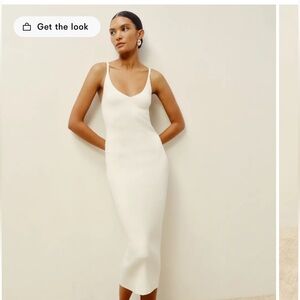 Reformation Dahlia Cotton Sweater Dress Small NWT